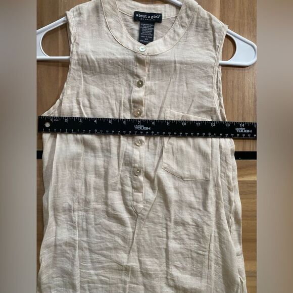 About a girl linen‎ like tank top - Picture 4 of 5